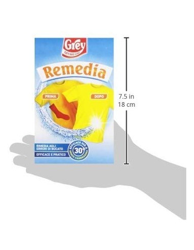 Remedia Grey Polvere - 200g - Rimedia Agli Errori Di Bucato